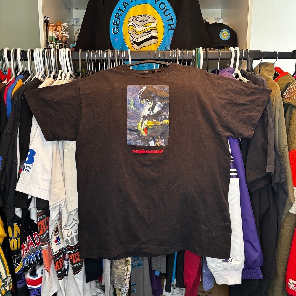 The Hundreds x Jurassic Park T-Rex Attack Graphic T-Shirt L